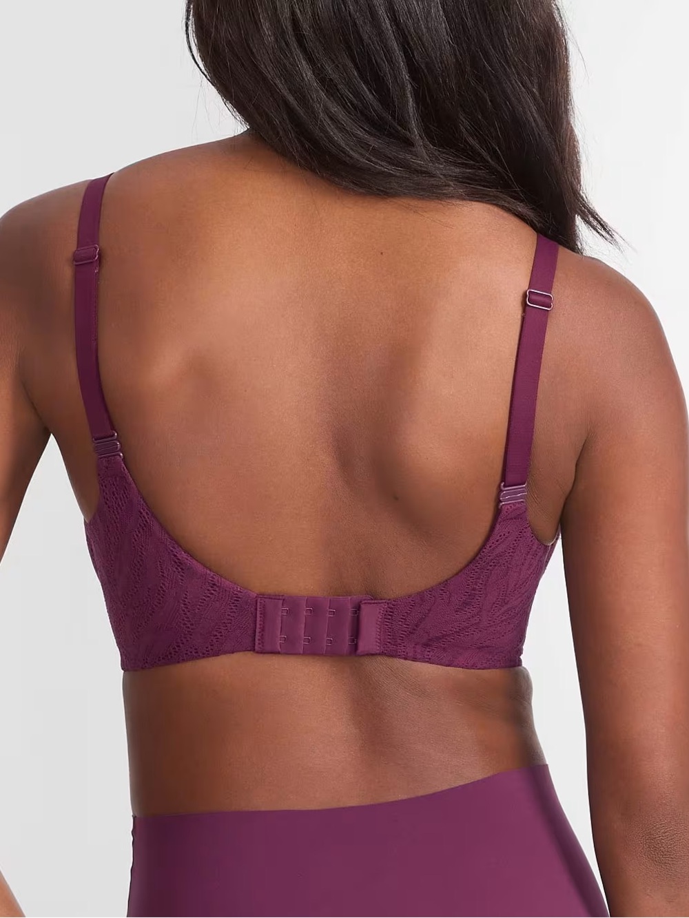 NWT Bare Necessities t shirt bra burgundy 40DDD - Picture 3 of 6